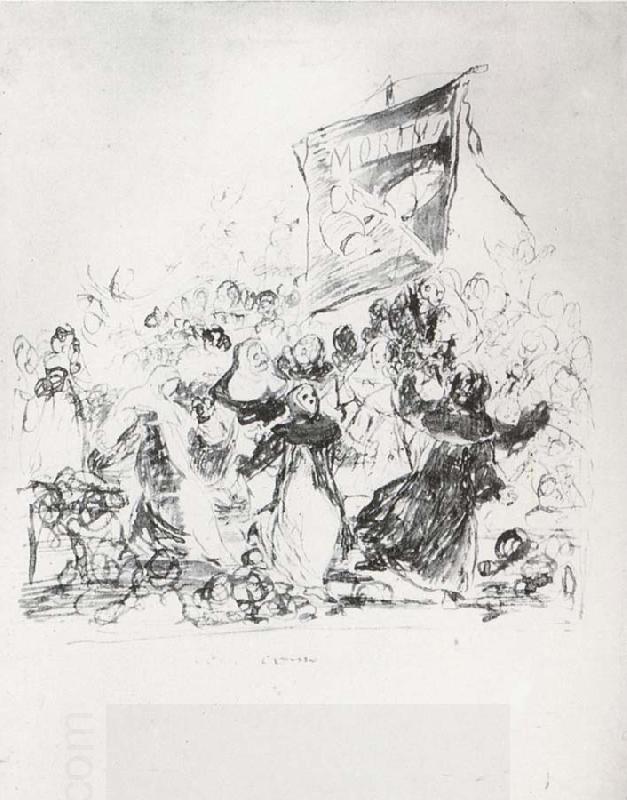 Francisco Goya Drawing for plate 190 oil painting picture